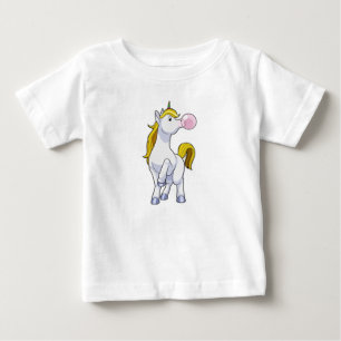 Unicorn with Chewing gum Baby T-Shirt