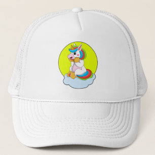Unicorn with Cloud & Sun Trucker Hat