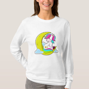 Unicorn with Clouds & Moon T-Shirt