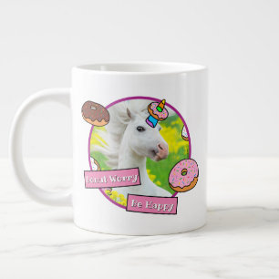 Unicorn With Donuts Large Coffee Mug