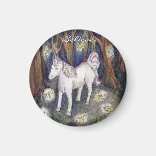 Unicorn with Fairies Custom Refrigerator Magnets