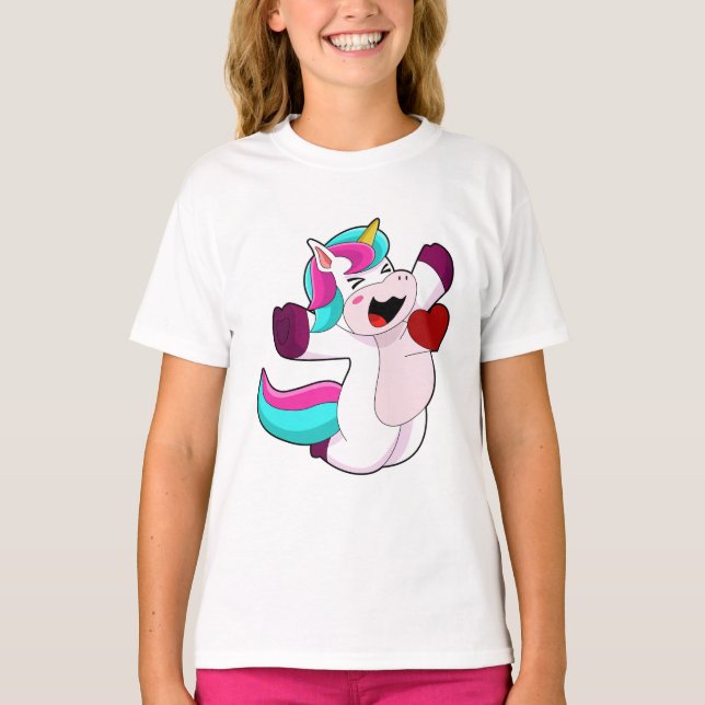 Unicorn with Heart T-Shirt (Front)