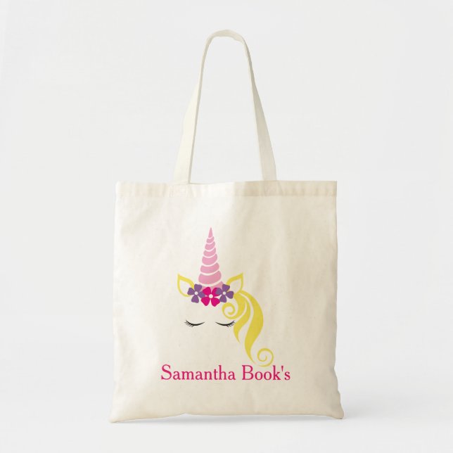 Unicorn with Pony Tote Bag (Front)