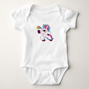 Unicorn with Star Baby Bodysuit