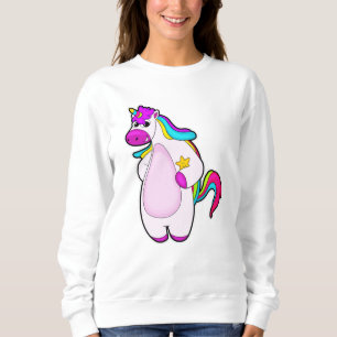 Unicorn with Star Sweatshirt