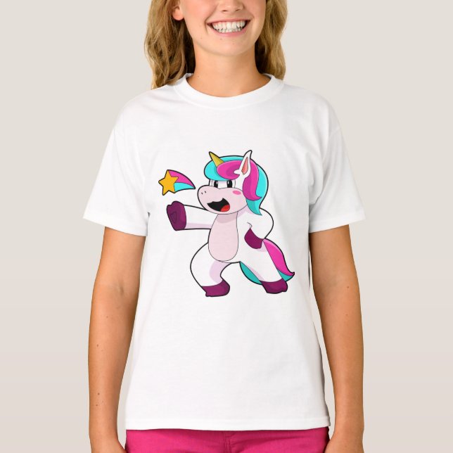Unicorn with Star T-Shirt (Front)