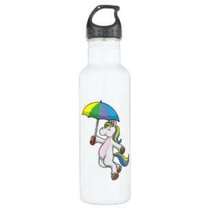 Unicorn with Umbrella 710 Ml Water Bottle