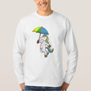 Unicorn with Umbrella T-Shirt