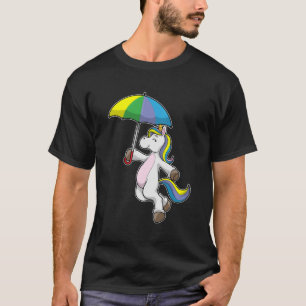 Unicorn with Umbrella T-Shirt