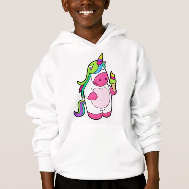 Unicorn with Waffle Ice cream (Front)