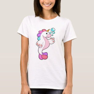 Unicorn with Water bubbles.PNG T-Shirt