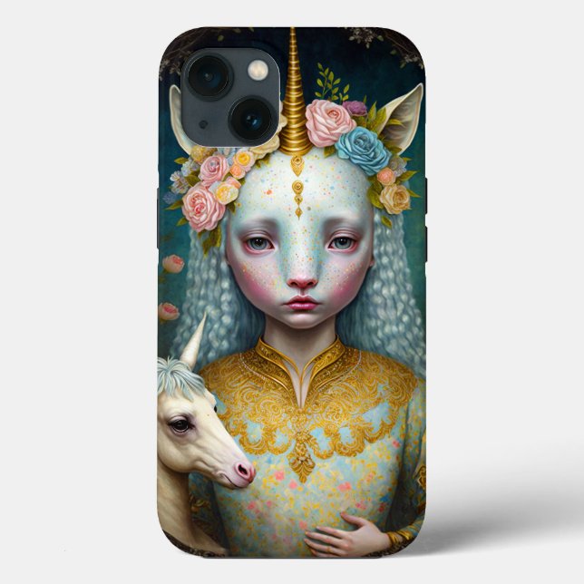 Unicorn Woman Fantasy Art Case-Mate iPhone Case (Back)