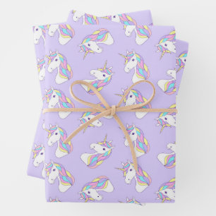 Unicorn Wrapping Paper Sheet