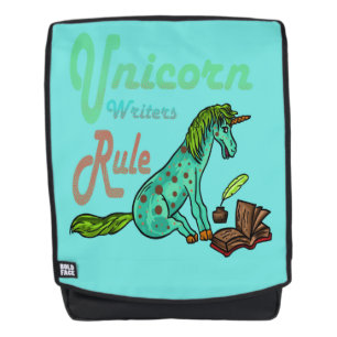 Unicorn Writers Rule Backpack