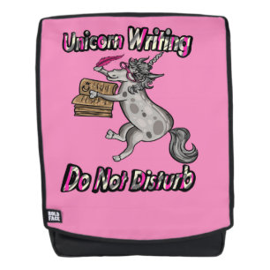 Unicorn Writing - Do Not Disturb Backpack
