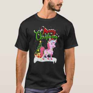 Unicorn  Xmas Decorations Santa Unicorn Christmas T-Shirt
