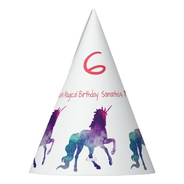 Unicorn Year - Party Hat (Left)
