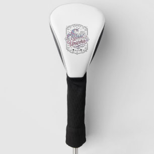 Unicorn Zodiac Unicorn Playful Cute Gift Design_1 Golf Head Cover