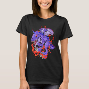Unicornasaurus rex Dinosaur rex Flying unicorn T-Shirt