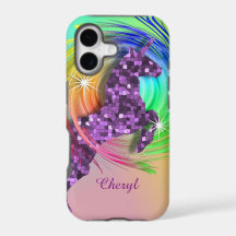 Unicorne arc-en-ciel magique personnalisée