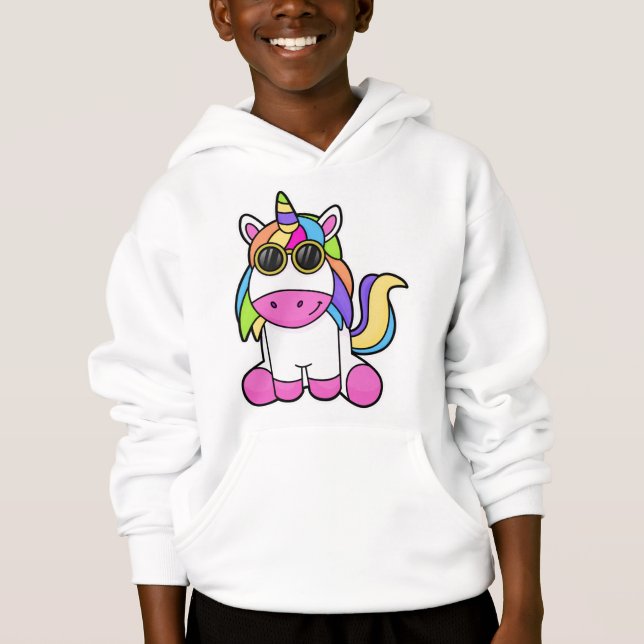 Unicorne avec lunettes de soleil (Devant)