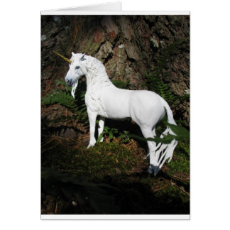 Unicorne dans les bois