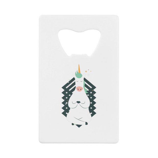 Unicorne en Pose de Yoga (Devant)