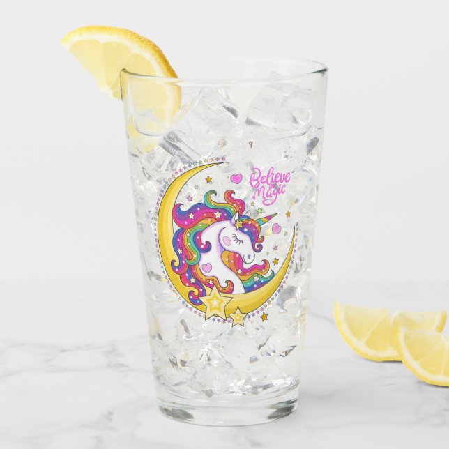 Unicorne Magic Verre Tumbler (Devant glace)