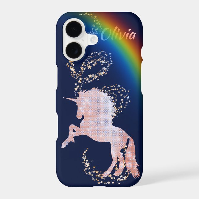 Unicorne Rainbow Stars Étincelle (Verso)