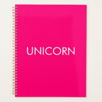 Unicorne rose chaud coutume typographie moderne dr