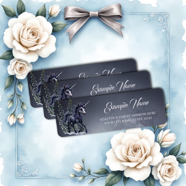 Unicorne stylisée dans la splendeur florale. (Créateur téléchargé)