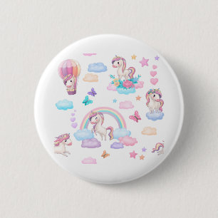 Unicorns 2 Inch Round Button