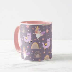 Unicorns And Llamas Mug