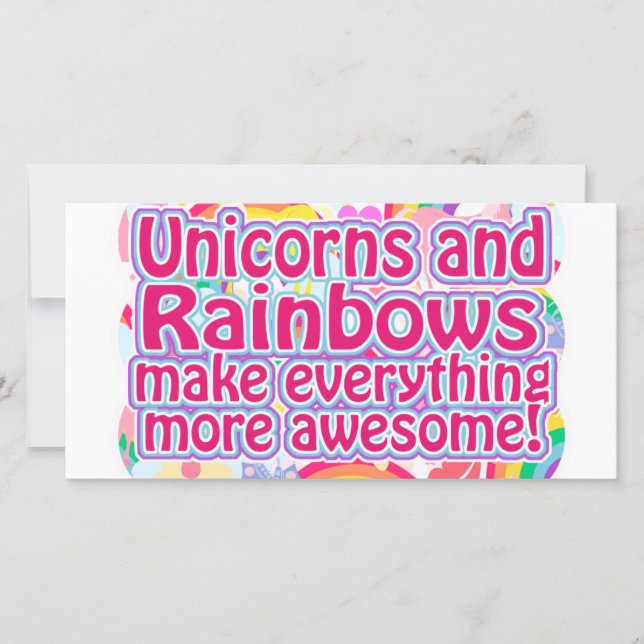 Unicorns and Rainbows (Front)