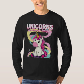 Unicorns Are Born To Bedazzle Unicorn T-Shirt