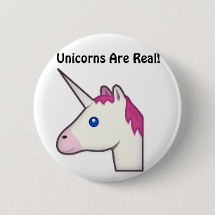 Unicorns Are Real Button! 2 Inch Round Button