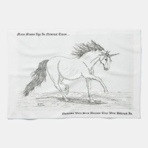 Unicorns Are Real Kitchen Towel