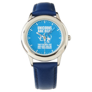 Unicorns Are Real - They're Rhinos - Funny Novelty Watch