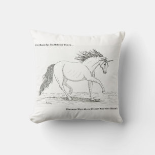 Unicorns Are Real Throw Pillow