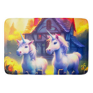 Unicorns Bath Mat