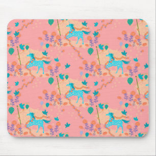 Unicorn's Birtday Party Mouse Pad