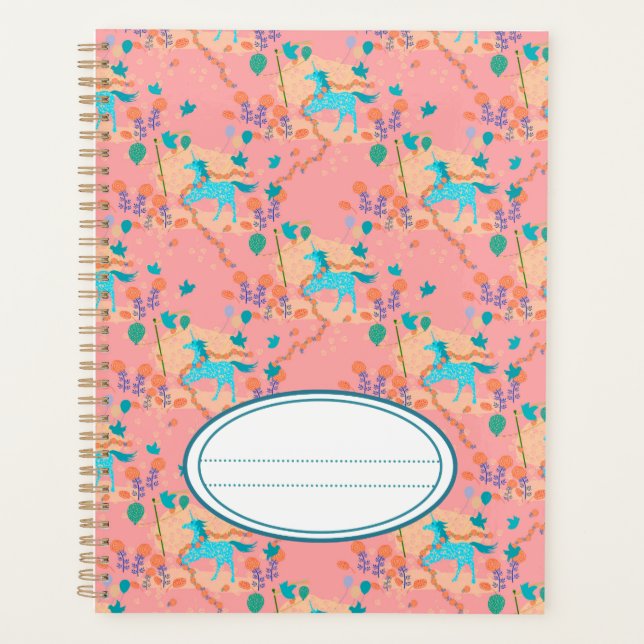 Unicorn's Birtday Party Planner (Front)