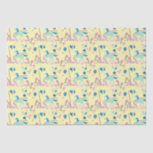 Unicorn's birthday tissue paper