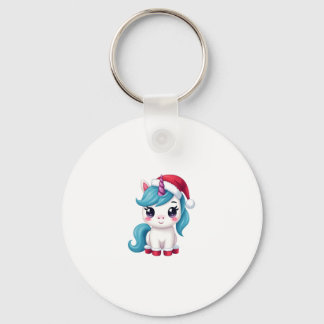 Unicorns Christmas_Santa Claus Unicorn Tank Top (3 Keychain