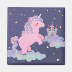 Unicorn's Dream Fantasy Illustration Magnet