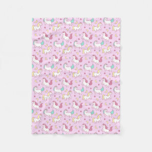 Unicorns Fleece Blanket