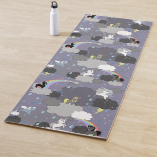 Unicorns in a Thunderstorm Mat
