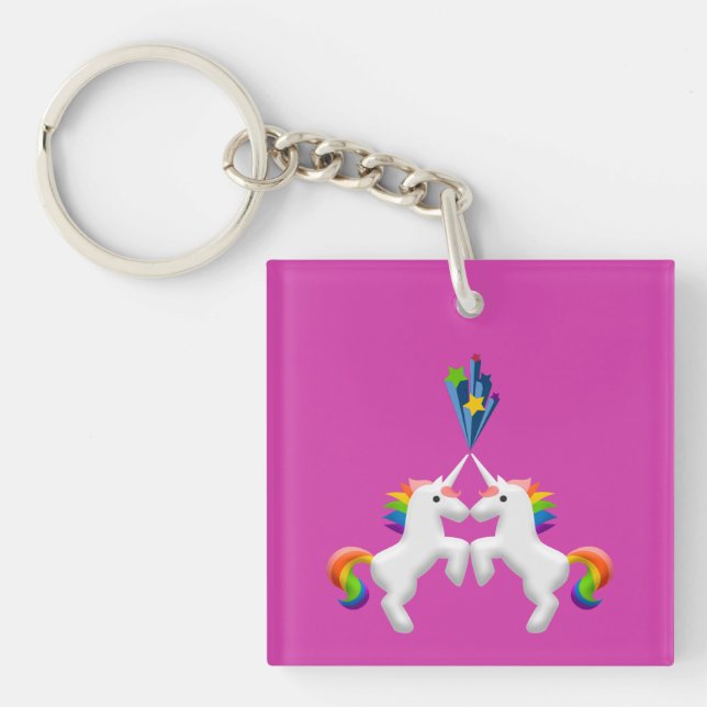 Unicorns Keychain (Front)