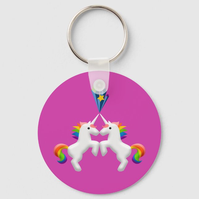 Unicorns Keychain (Front)