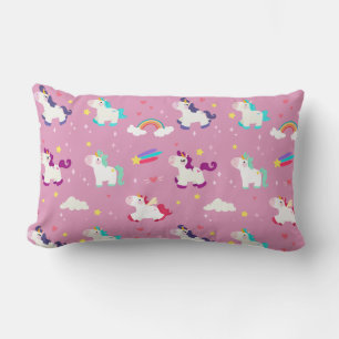 Unicorns Lumbar Pillow